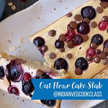 Oat Flour Cake Slab Recipe