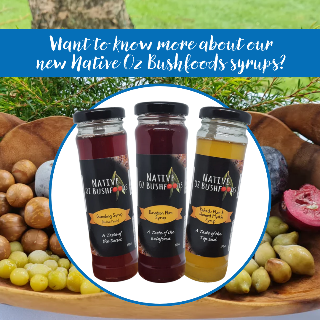 Want to know more about our new Native Oz Bushfoods syrups? GF Oats