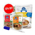 GF Oats Christams Baking Joy Value Pack with a discount label and a blue spatula