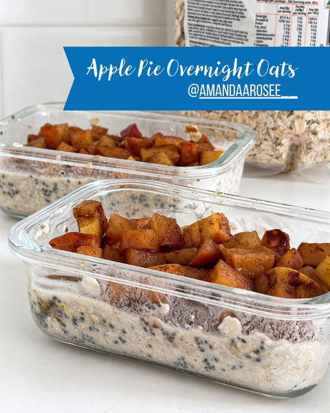 Apple Pie Overnight Oats Recipe