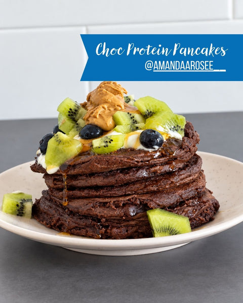 Chocolate Protein Pancakes Recipe
