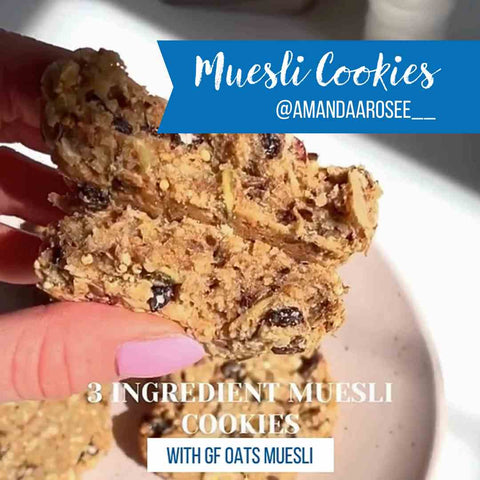 3 Ingredient Muesli Cookies Recipe