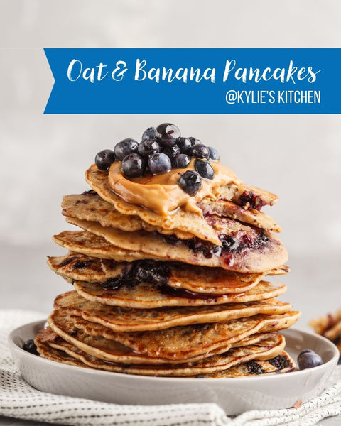 Oat & Banana Pancakes Recipe with GF Oats