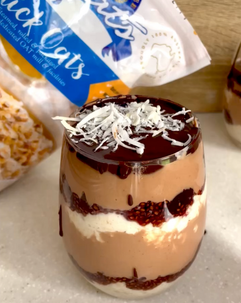 Cherry Ripe Overnight Oats