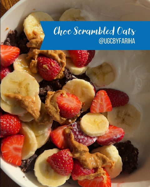 High Protein Scrambled Chocolate Oats Recipe