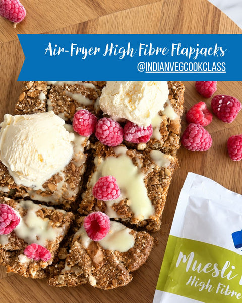 Air-Fryer High Fibre Muesli Flapjacks Recipe