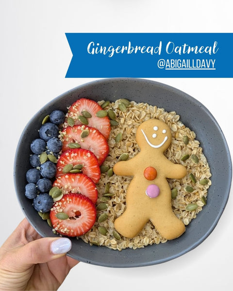 Gingerbread Oatmeal Using GF Oats