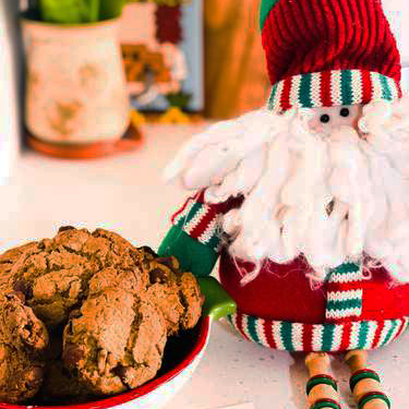 Healthy Oat Biscuit Christmas Recipe