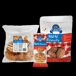 Anzac and Chocolate Biscuit Packaged Variaties