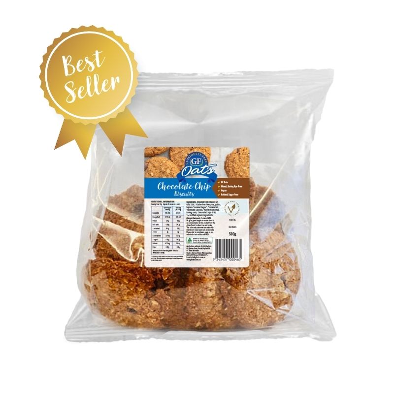 GF Oats Choc-Chip Biscuit 25 pack