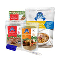 GF Oats Christams Baking Joy Value Pack with a blue spatula