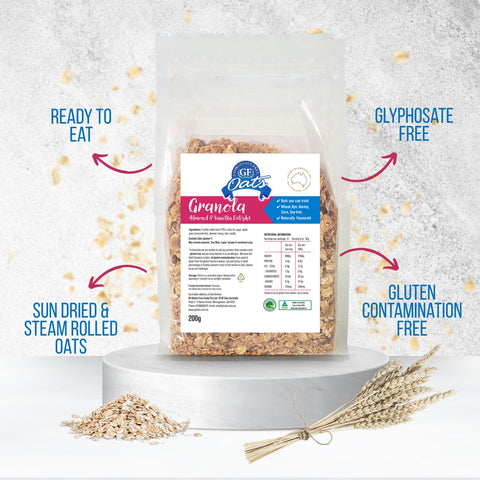 GF oats Granola Almond Vanilla Benefits