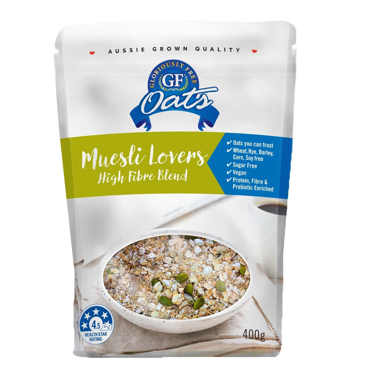 High Fibre Muesli Lovers Blend GF Oats Australia