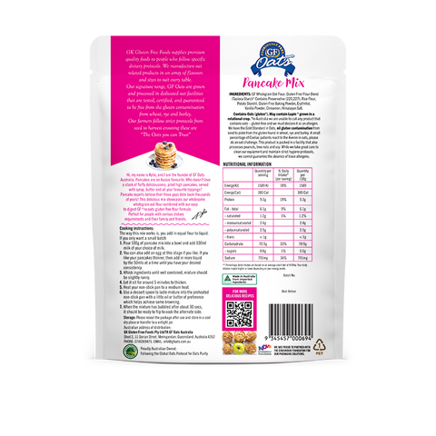 GF Oats Pancake Mix