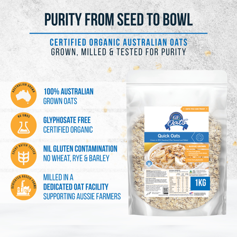 Quick Oats   *nil gluten from wheat,rye,barley*