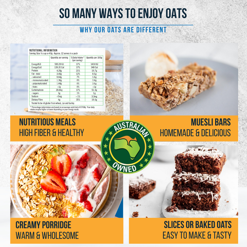 Quick Oats   *nil gluten from wheat,rye,barley*