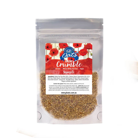 Anzac Crumble Sample