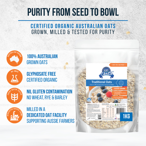 Traditional Oats *nil gluten from wheat,rye,barley*