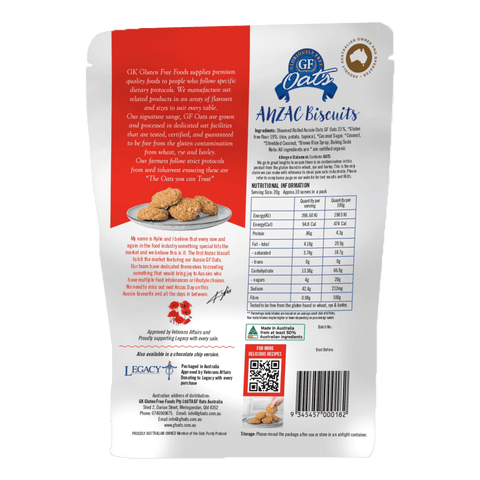 Anzac Biscuit 10 Pack