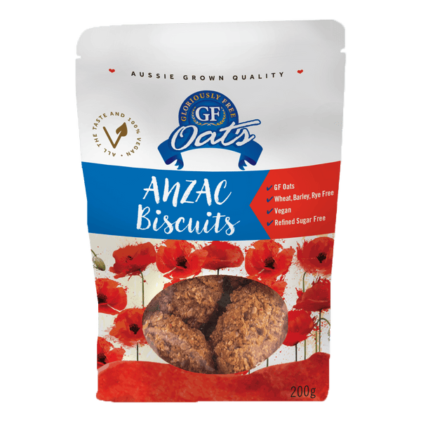 GF oat ANZAC biscuits