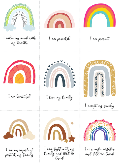 Affirmation cards