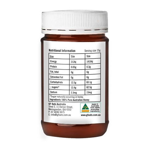 Gluten Free Raw Honey 500g