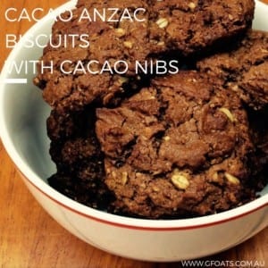 Cacao ANZAC Cookies